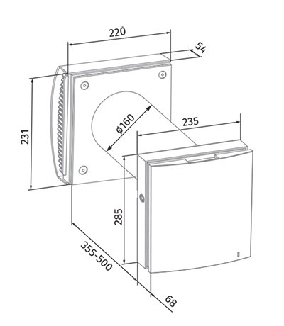 Реверсивный проветриватель Blauberg Vento Expert A100-1 S10 W V.2 (0688187479) - фото №6