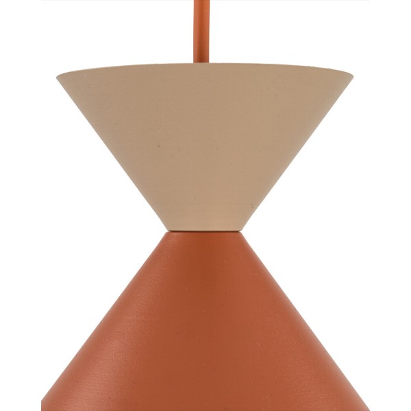 Підвісний світильник, люстра TK Lighting 11006 Matteo S E27 1x15W IP20 цегляний - фото №3