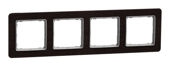 Рамка 4-местная Schneider Electric Sedna Elements венге SDD381804