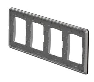 Рамка 4-местная Schneider Electric Sedna Elements венге SDD381804 - фото №2