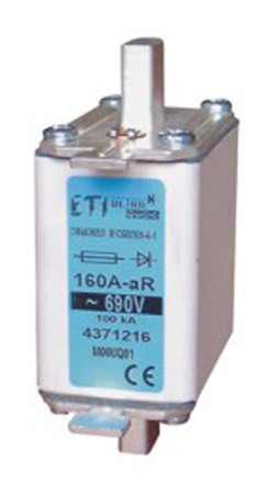 Запобіжник ETI 004371214 M00 UQ01/100 A/690V aR (200 kA)