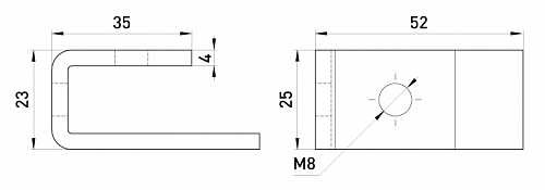 Держатель E.Next ATK-T4 - фото №1
