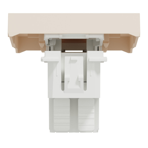 Перехресний вимикач Schneider Electric Unica New NU320544 1-клавішний 10А 2м бежевий - фото №2