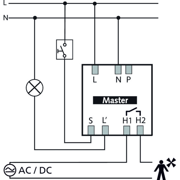 Одноканальний датчик присутності Theben theRonda P360-101 M UP WH 230В 10А 10с-60хв 360° IP54 (білий) - фото №7