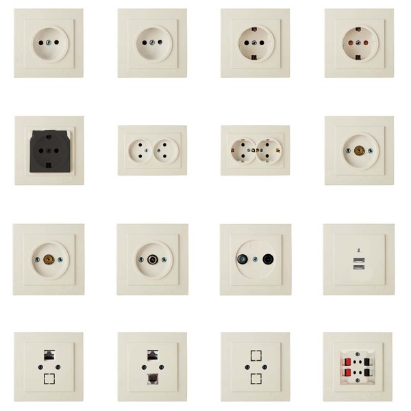 Розетка Nilson Touran кремова TV (24121029) - фото №6