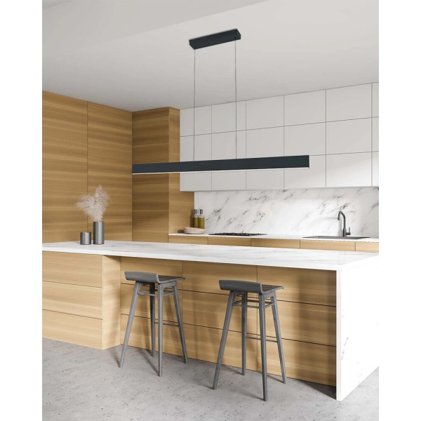 Подвесной светильник, люстра Goldlux 333834 Bernadetta LED 1x20W 4000K 2500Lm IP20 черный - фото №2