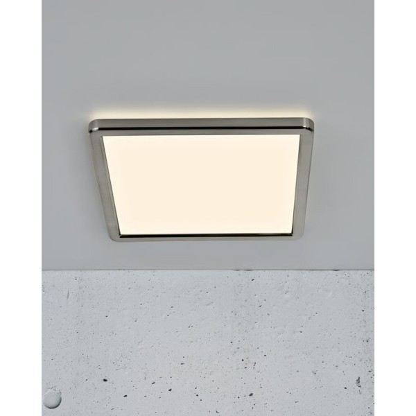 Потолочный светильник Nordlux 2015056155 Oja LED 1x14.5W 3000K-4000K 1600Lm IP20 никелевый - фото №1