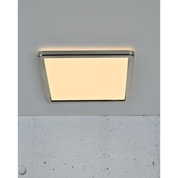 Потолочный светильник Nordlux 2015056155 Oja LED 1x14.5W 3000K-4000K 1600Lm IP20 никелевый - фото №2