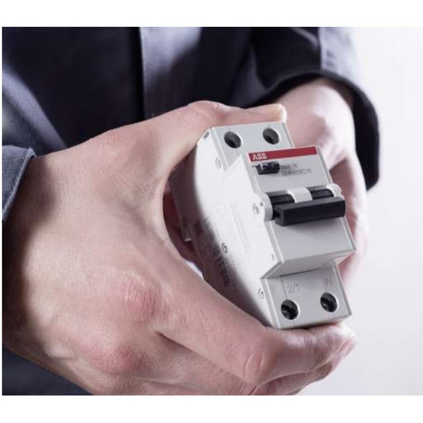 Диференціальний автоматичний вимикач ABB BASIC M 1Р+N 10А 4.5кА - фото №1