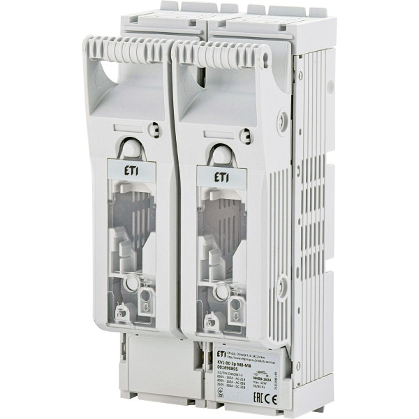 Роз'єднувач запобіжника ETI 001690895 KVL-00 160A 2Р (M8-M8)