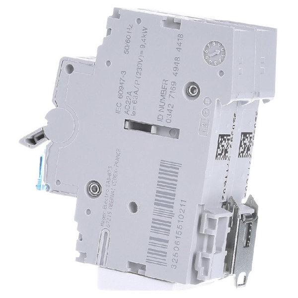 Вимикач навантаження Hager SBN263 2P 63А/400В 2м - фото №2