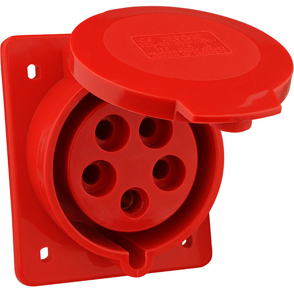 Силовой разъем Аско-Укрем ГВ 3Р+N+РЕ 32А/5 (425) (A0080030006)