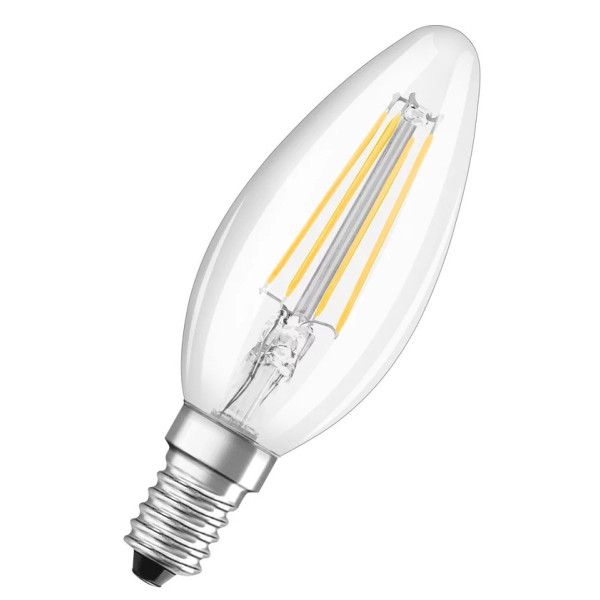 Світлодіодна лампа Osram LED CL B40 4Вт/840 FIL E14 10е1 - фото №1
