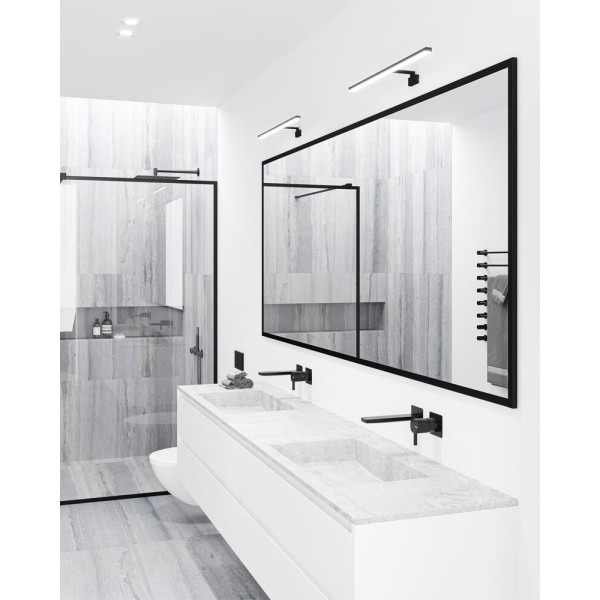 Светильник подсветка для зеркала Nordlux 2110701003 Marlee LED 1x8.9W 3000K 800Lm IP44 черный - фото №1