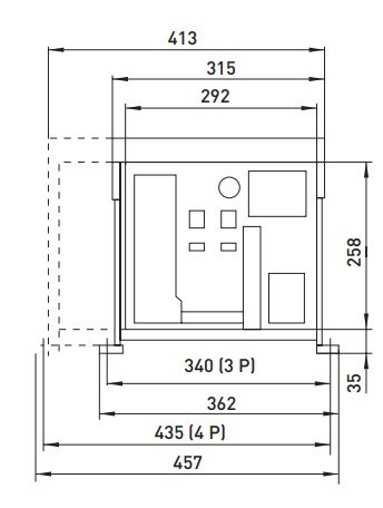 Воздушный автоматический выключатель E.Next e.industrial.acb.2000F.2000 400В 3Р с мотор-приводом и РН (i081103) - фото №6
