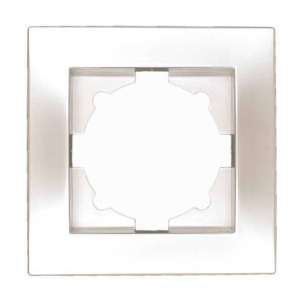 Рамка ELBI VEGA Silverline перлина 1-на ( 510-012500-271 )