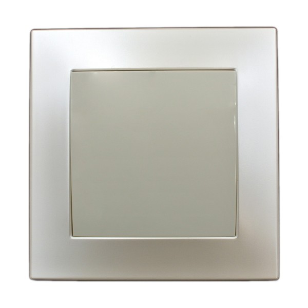 Рамка ELBI VEGA Silverline перлина 1-на ( 510-012500-271 ) - фото №4