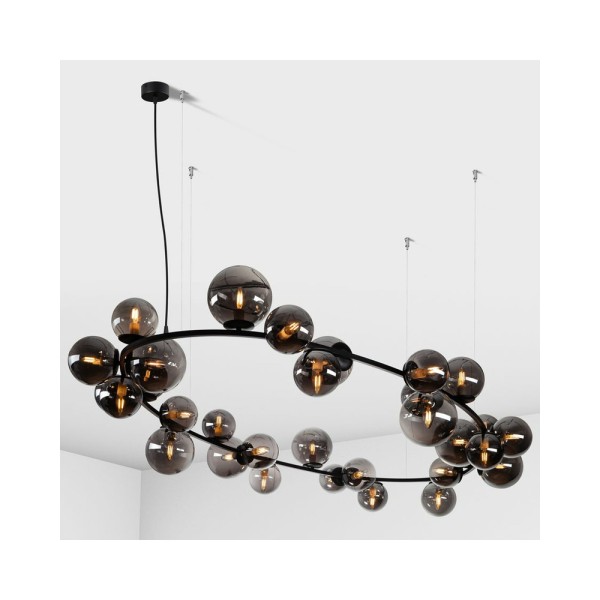 Підвісний світильник, люстра Imperium Light 75516200.05.69 Willa E14 32x60W IP20 Чорний