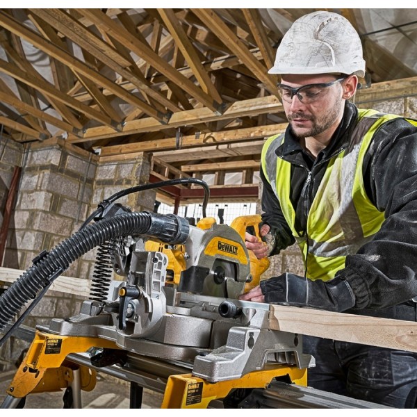 Настольная торцовочная пила DeWALT DWS777 1800Вт - фото №4