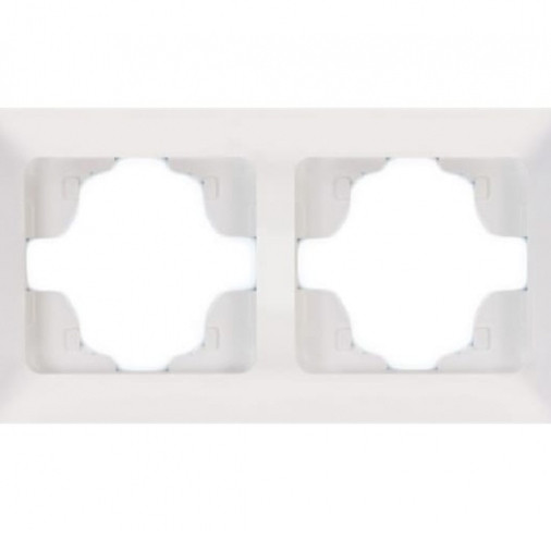 Горизонтальна 2-на рамка NE-AD ARAS 93-10-16 біла