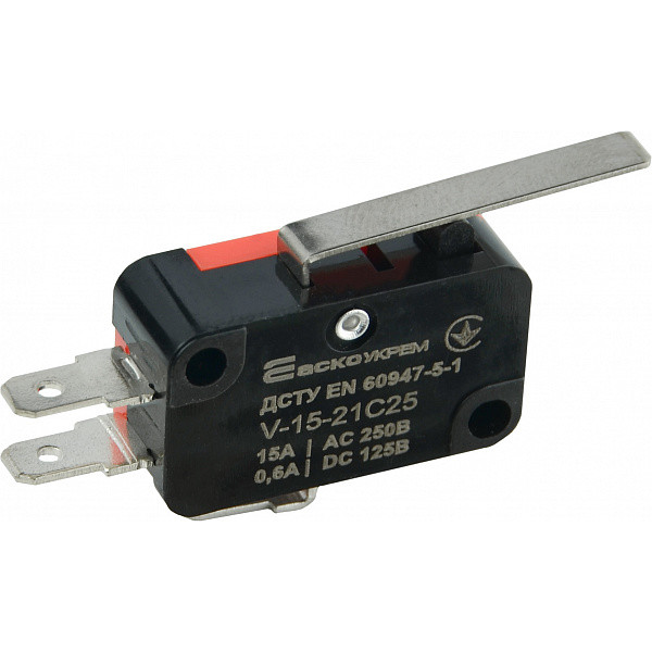 Конечный мини-выключатель Аско-Укрем V-15-21C25 (A0050040021) - фото №1