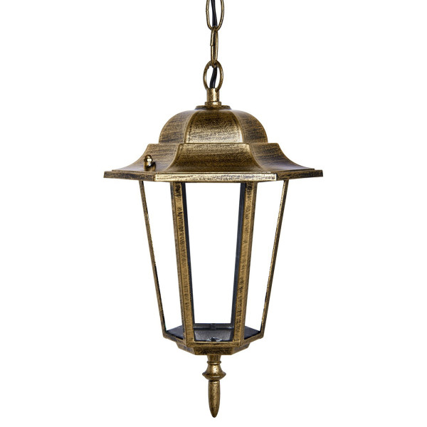 Светильник уличный Delux Palace A005 60Вт Е27 черное золото