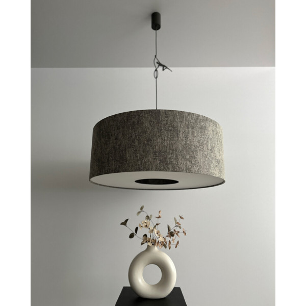 Подвесной светильник, люстра Nowodvorski 11675 Lago L E27 1x25W IP20 серый - фото №2