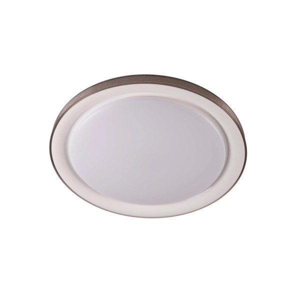 Люстра с пультом светодиодная, потолочный светильник Goldlux 331878 Grazyna LED 1x48W 3000K/4000K/6000K 5300Lm IP44 серая - фото №3