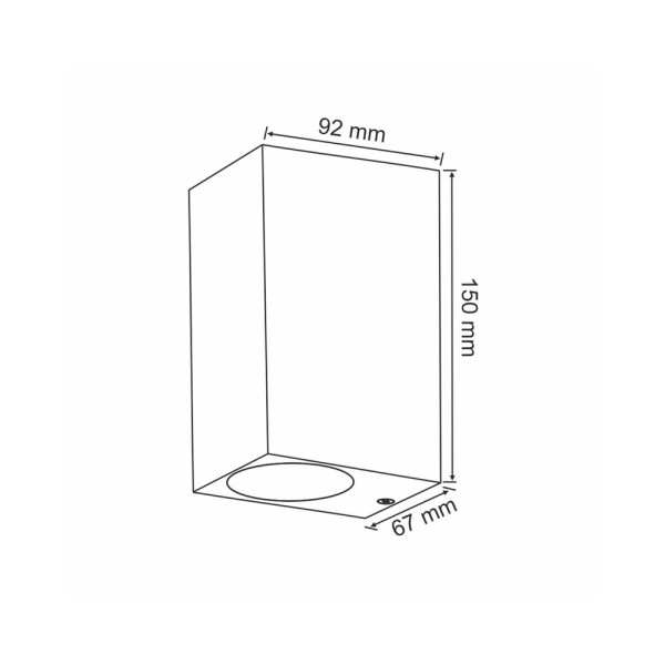 Вуличний світильник Goldlux 304582 BOSTON GU10 10W IP44 - фото №4