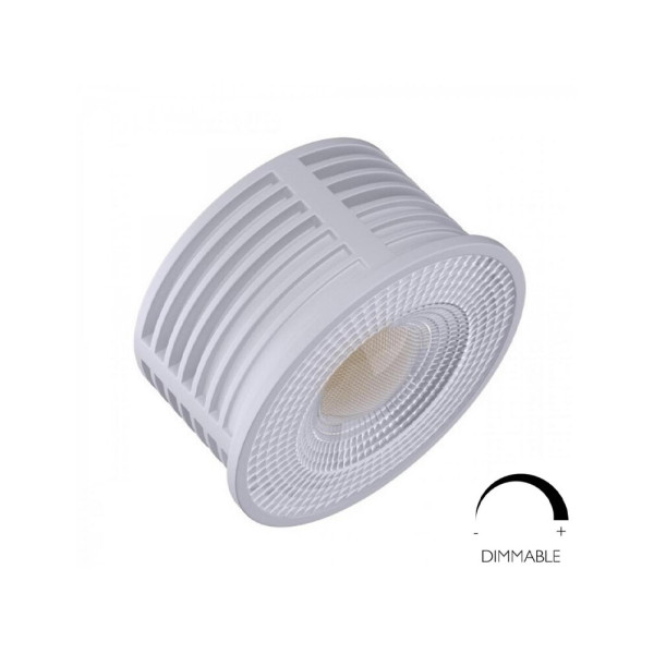 LED модуль Kloodi KDMR16 LED 1x7W 4000K 840Lm IP20 Wh Dim - фото №2