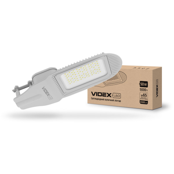 Консольний LED світильник Videx 50Вт 5000K (VL-SL06-505) сірий - фото №2