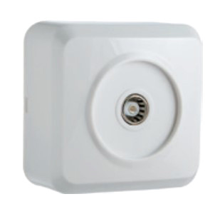 Телевізійна розетка Аско-Укрем Cm TV (РЗtv-1-Cm-W)