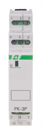 Допоміжне реле F&F PK-3P-24V 24В 3х8 А - фото №2