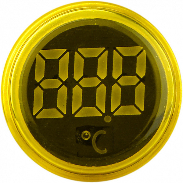 Цифровий вимірювач температури Аско-Укрем ED16-22WD -25°С-150°C жовтий (A0190010045) - фото №2