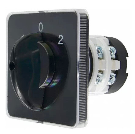 Пакетный переключатель Аско-Укрем ПКП Е9 2.832 A0110010004 (1-0-2 2 полюса) - фото №1