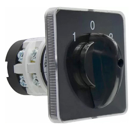 Пакетный переключатель Аско-Укрем ПКП Е9 2.832 A0110010004 (1-0-2 2 полюса) - фото №2