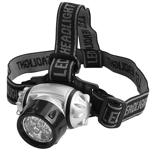 Налобный фонарь Tolsen (60011) 1-3-7-LED 50лм