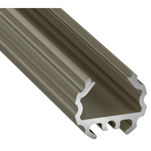 Профиль для светодиодной ленты Lumines MICO сталь