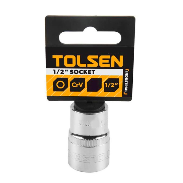 Торцева головка Tolsen (16515) 1/2" 15мм "Профі" - фото №1