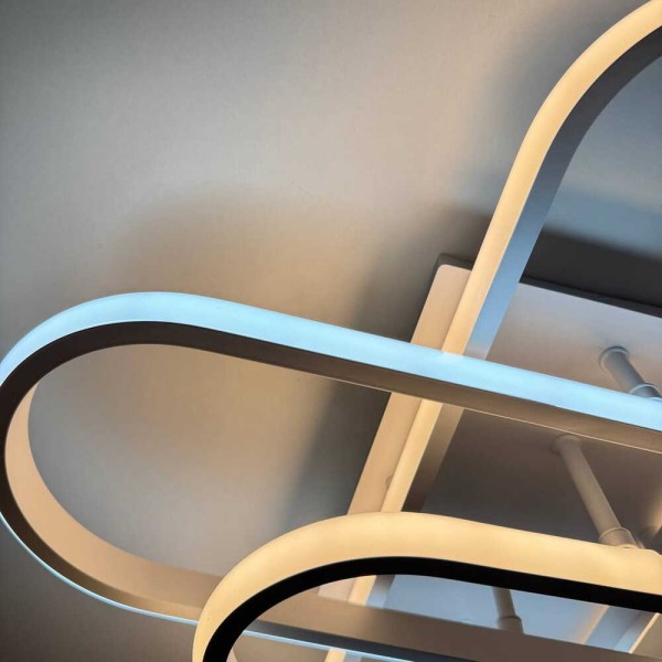 Светильник LED smart DIOR+пульт 90W 3000-5000K IP20 квадрат белый Violux ( 220925 ) - фото №3