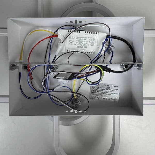 Светильник LED smart DIOR+пульт 90W 3000-5000K IP20 квадрат белый Violux ( 220925 ) - фото №5