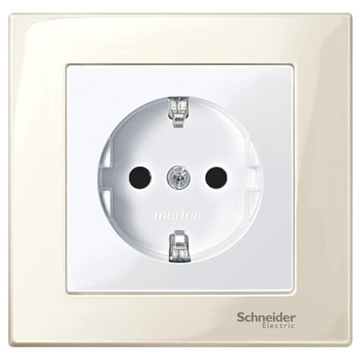 Рамка 1-пост. Merten M-Plan бежевий, MTN515144 - фото №2