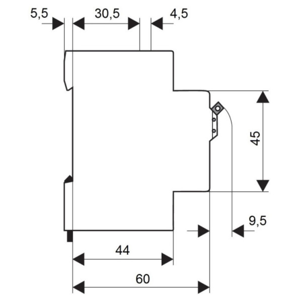 Автоматический выключатель Schrack BM618332ME 6кА 32А 3P х-ка B ME - фото №4