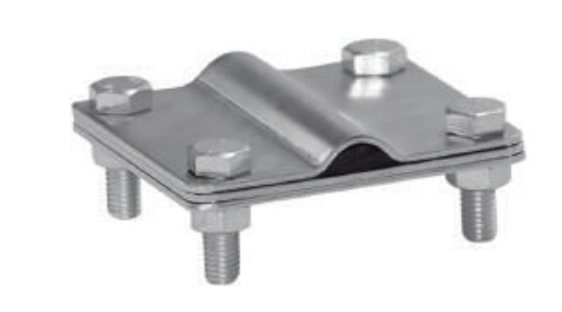 З'єднувач DKC NG3115 для стрижня Ø16 та прута Ø8-10мм 25x4мм із сталі гарячого цинкування