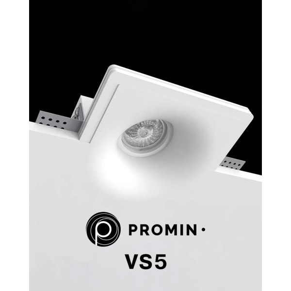 Точечный светильник Promin Soft VS5 GU10/GU5.3 1x10W IP20 Wh - фото №1