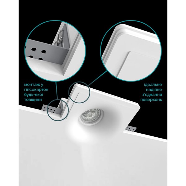 Точечный светильник Promin Soft VS5 GU10/GU5.3 1x10W IP20 Wh - фото №4