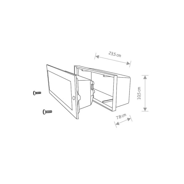 Вуличний світильник Nowodvorski 4907 Ina E27 1x18W IP65 Сірий - фото №4