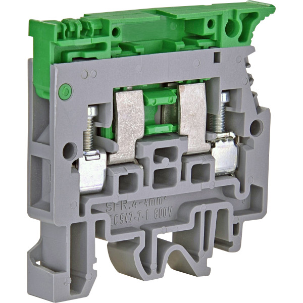 Гвинтова клема під запобіжник ETI 003903057 5x20 ЕSC-SFR.4 4мм² (сіра)