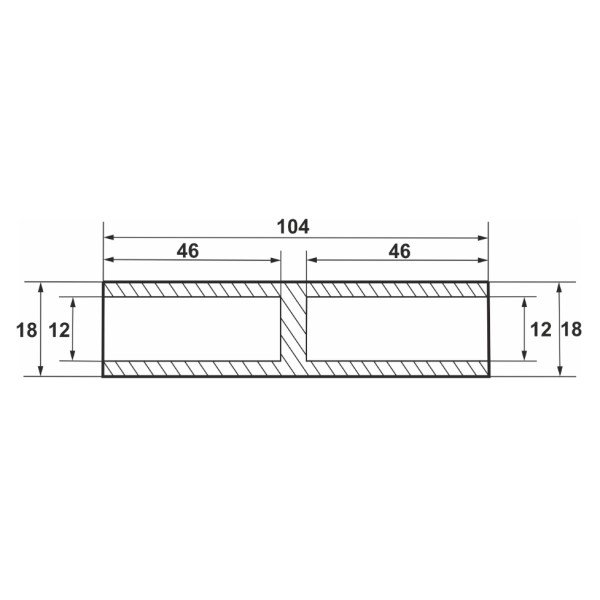 Алюминиевая кабельная гильза Promfactor BL/AL-70 - фото №1