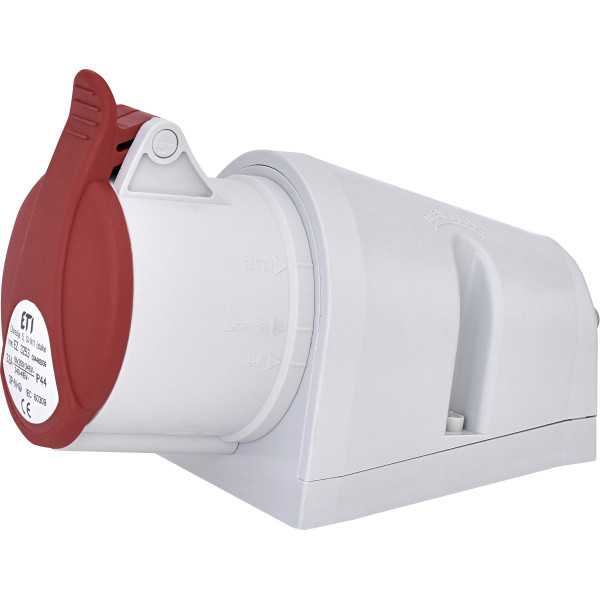Настенный силовой разъем ETI 004482039 EZ-3253 IP44 (32A 400V 3P+N+PE)
